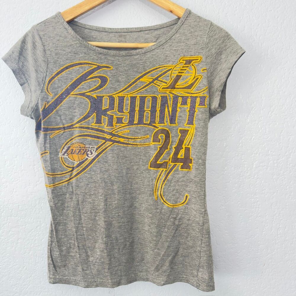 Grey Kobe Bryant Los Angeles Lakers tee